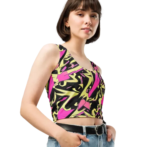 Acid Static on a Crop Top