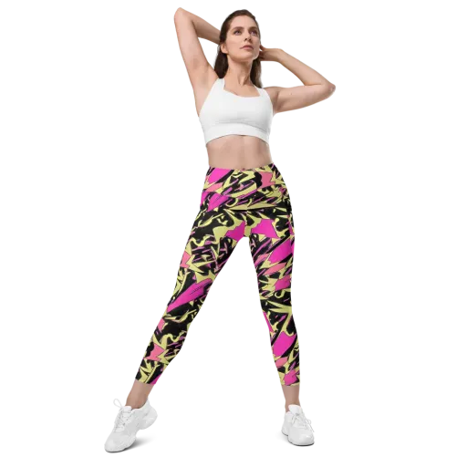 Acid Static on a Leggings with Pockets