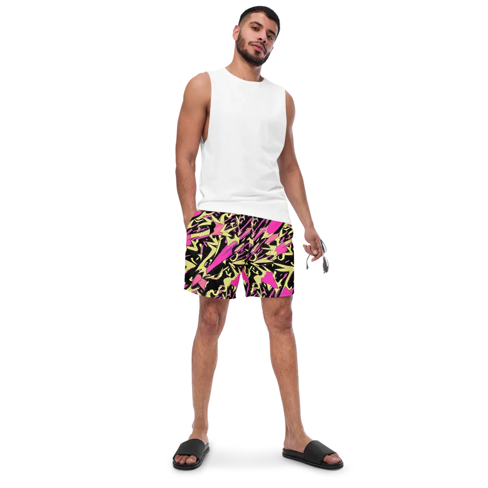 Acid Static on Swim Trunks — Front