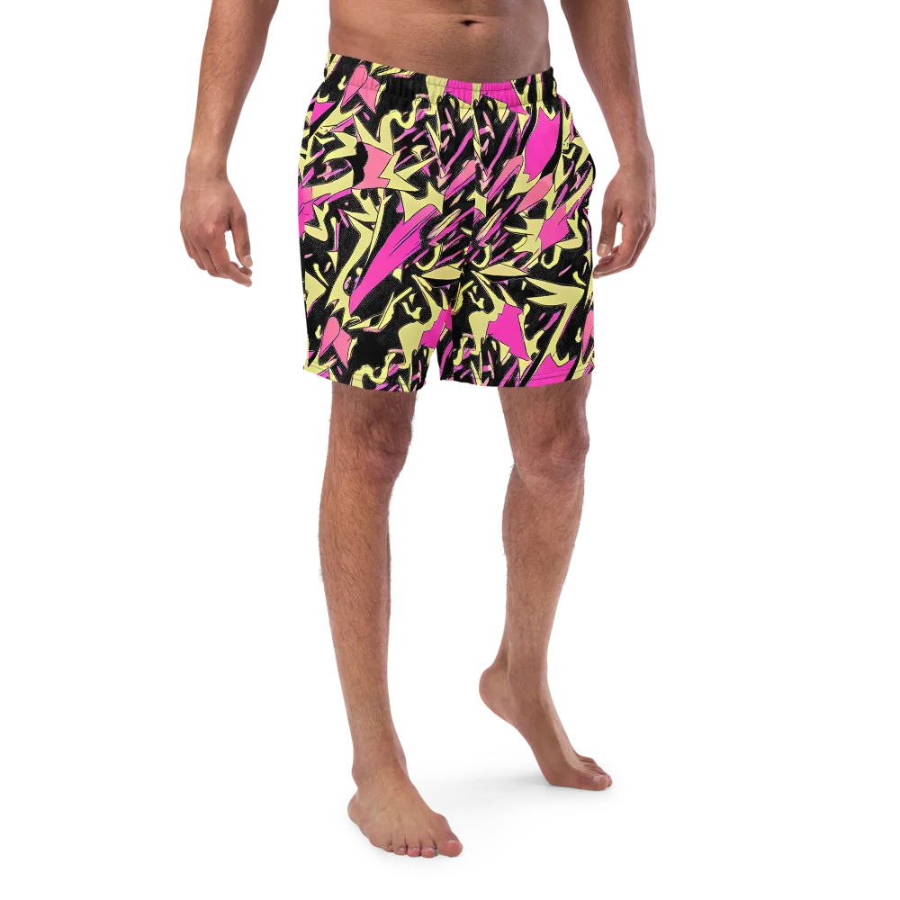 Acid Static on Swim Trunks — Front