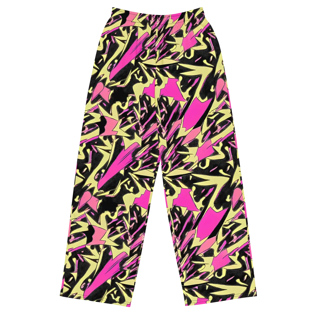 Acid Static on Wide-Leg Pants — Front