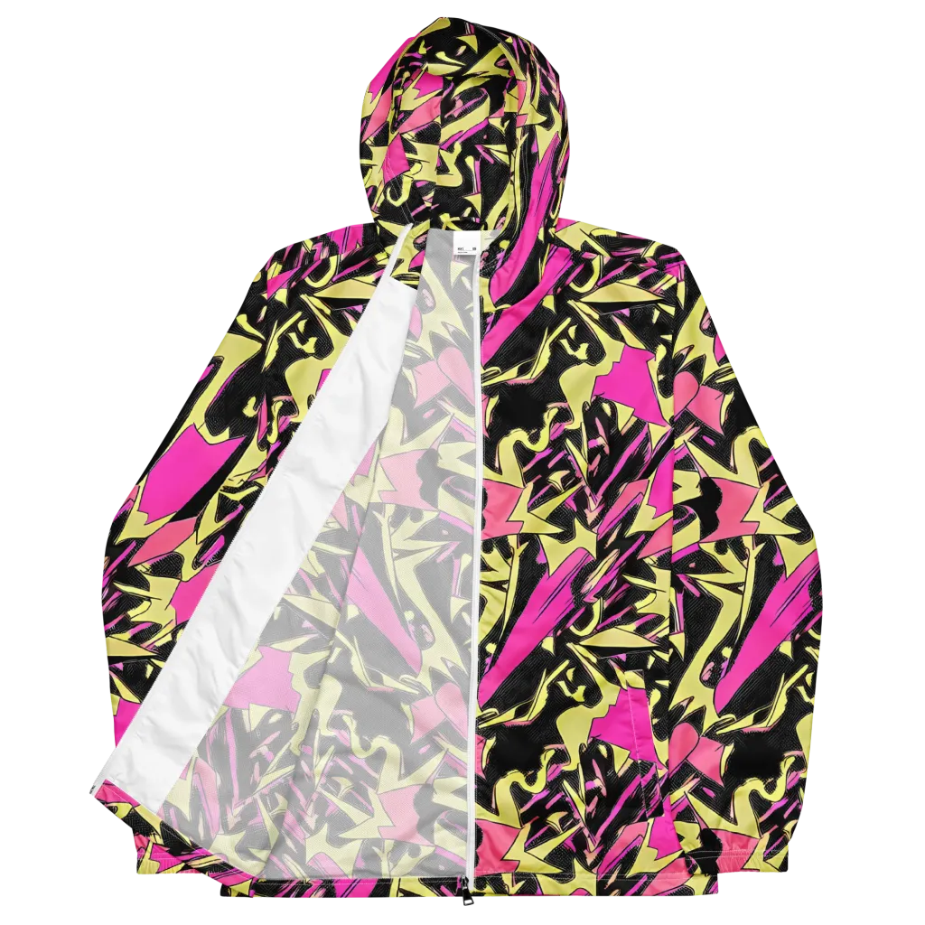 Acid Static on Men's Windbreaker — Front