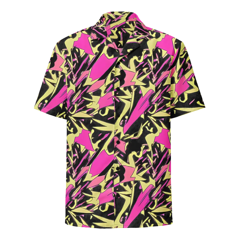 Acid Static on Button Shirt — Front