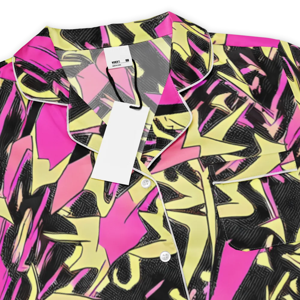 Acid Static on Women's Short Sleeve Pajama Top — Product details
