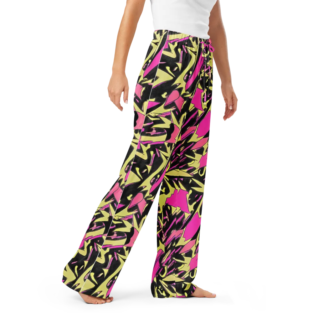 Acid Static on Women's Pajama Pants — Right Front