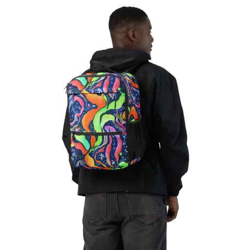 Psychedelic Flow on a Utility Backpack