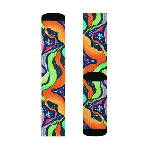 Psychedelic Flow on a Socks
