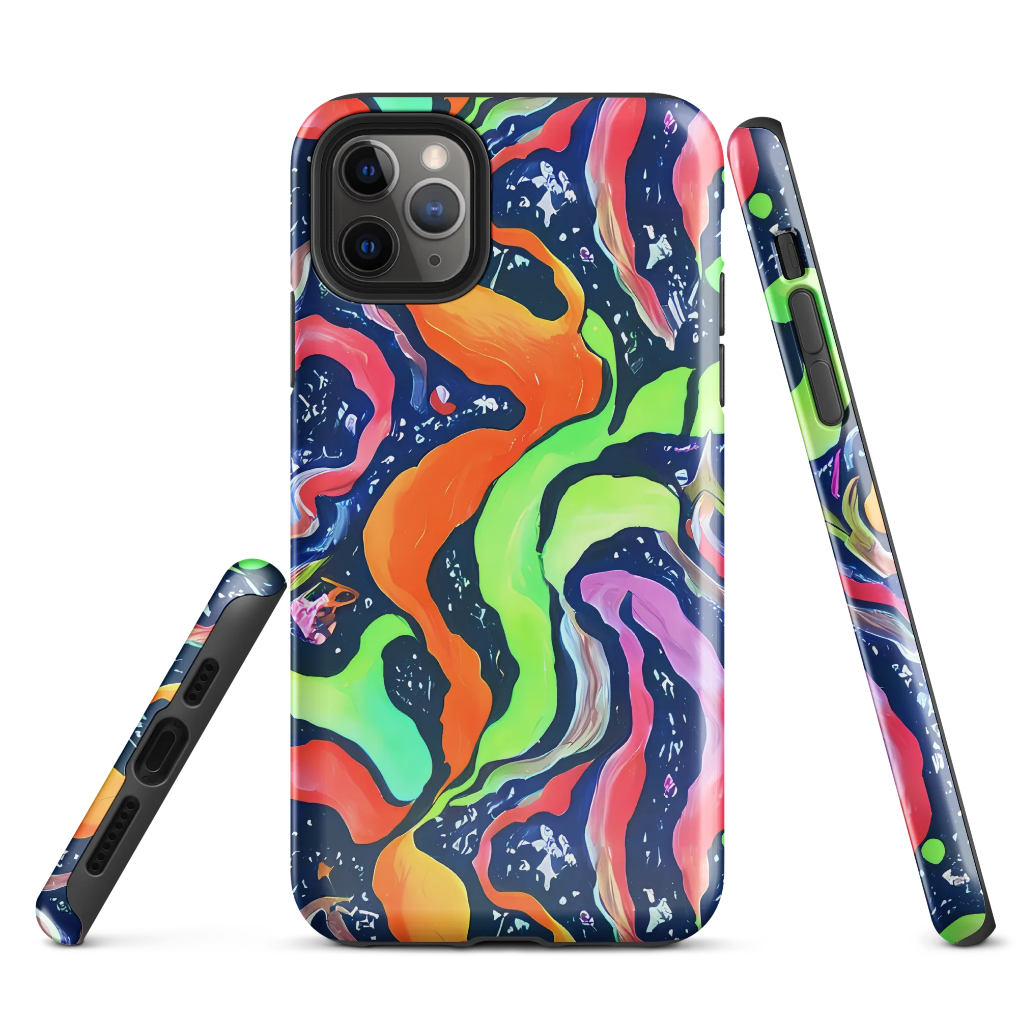 Psychedelic Flow on Tough Case for iPhone® — Front