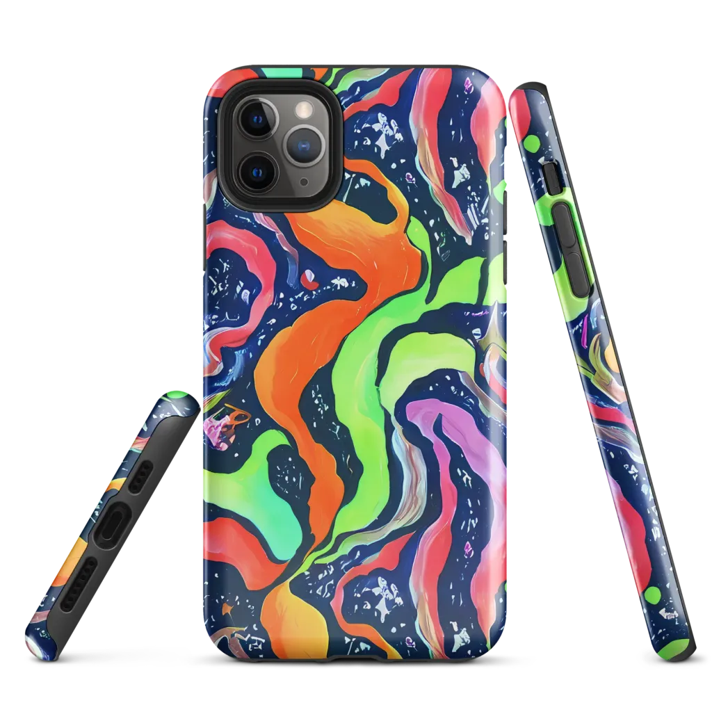 Psychedelic Flow on Tough Case for iPhone® — Front