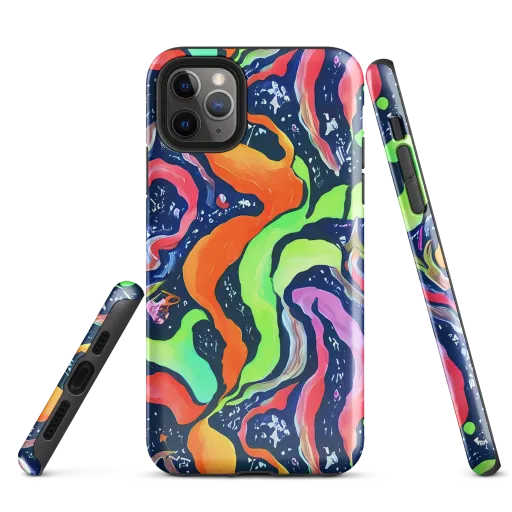 Psychedelic Flow on a Tough Case for iPhone®