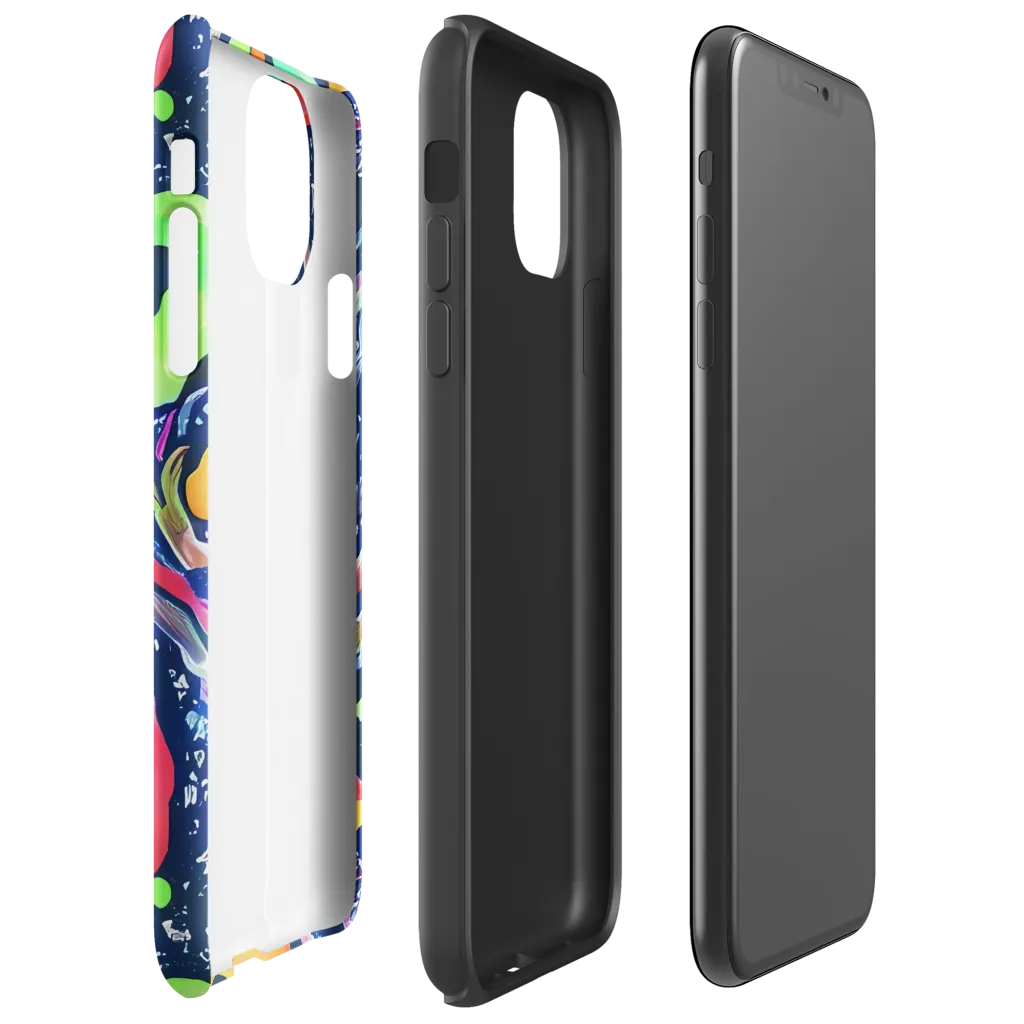 Psychedelic Flow on Tough Case for iPhone® — Right