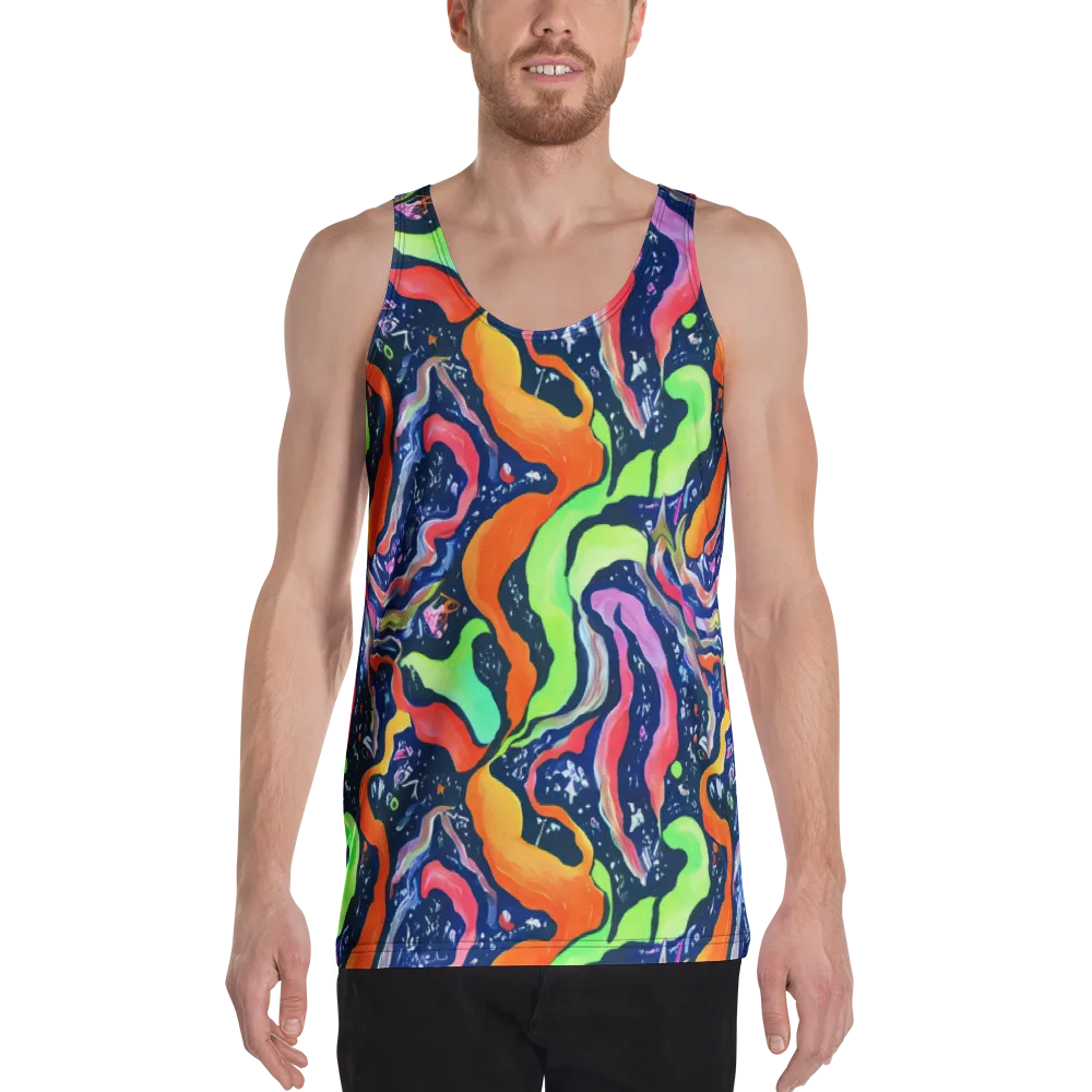 Psychedelic Flow on Men's Tank Top — Front