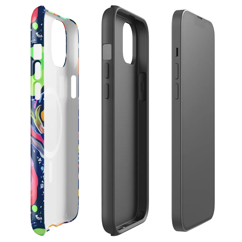 Psychedelic Flow on MagSafe Tough Case for iPhone® — Front