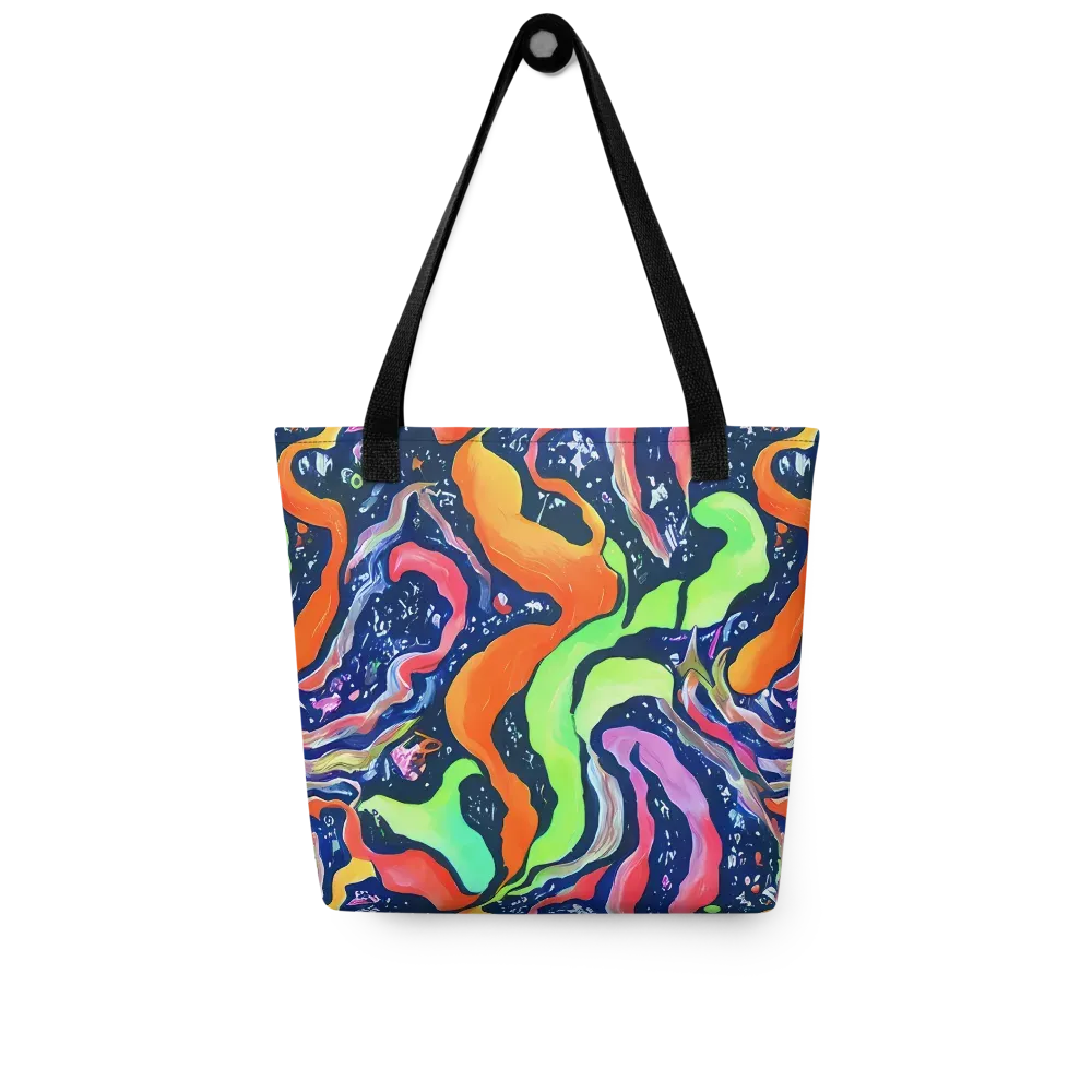 Psychedelic Flow on Tote Bag — Front