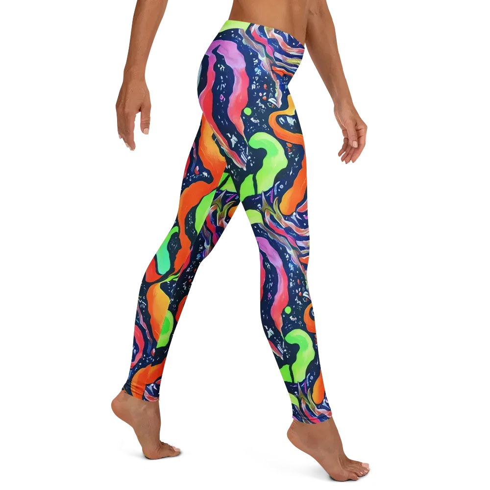Psychedelic Flow on Leggings — Right