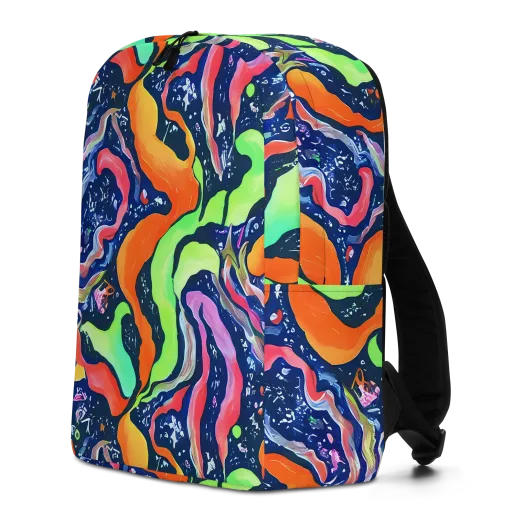 Psychedelic Flow on a Minimalist Backpack