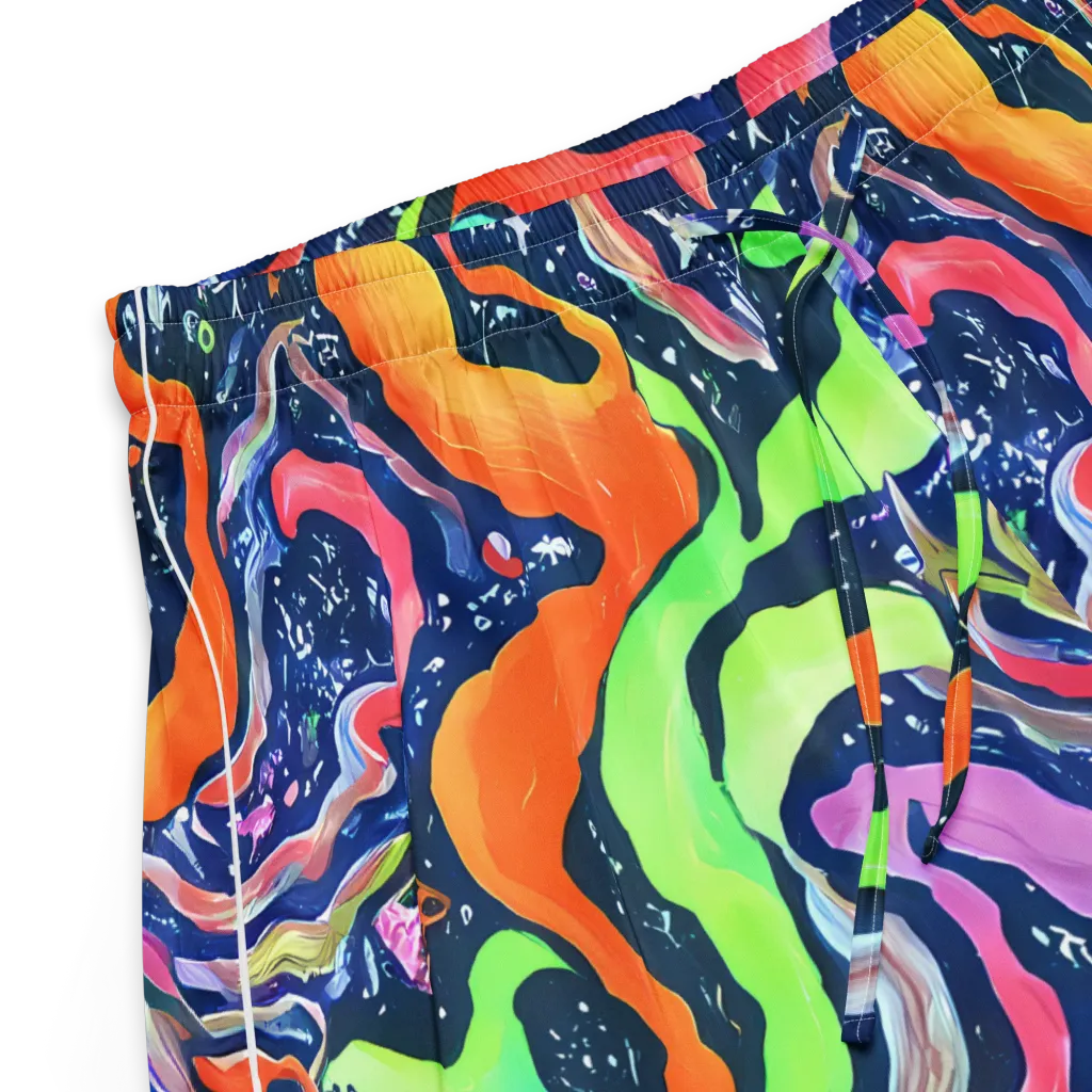 Psychedelic Flow on Women's Pajama Shorts — Product details