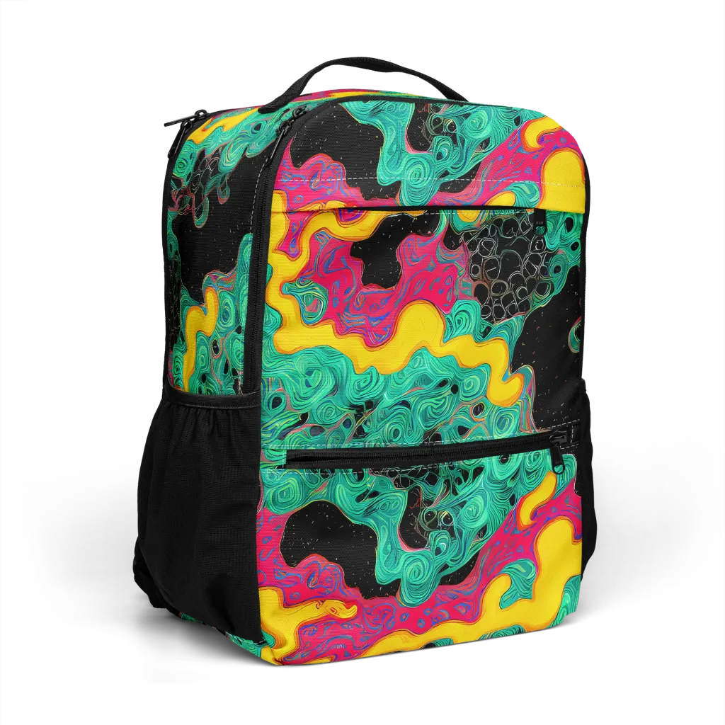 Electric Malachite on Utility Backpack — Right Front
