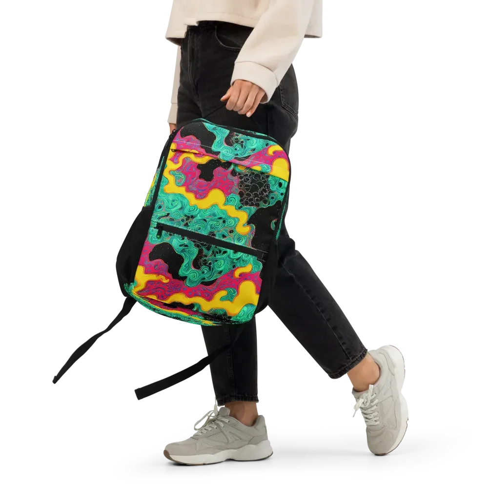 Electric Malachite on Utility Backpack — Front