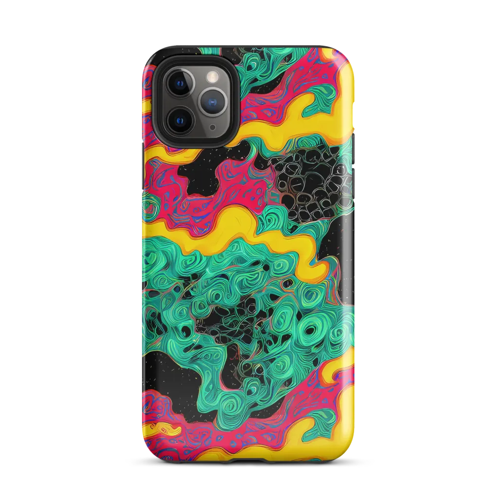 Electric Malachite on Tough Case for iPhone® — Front