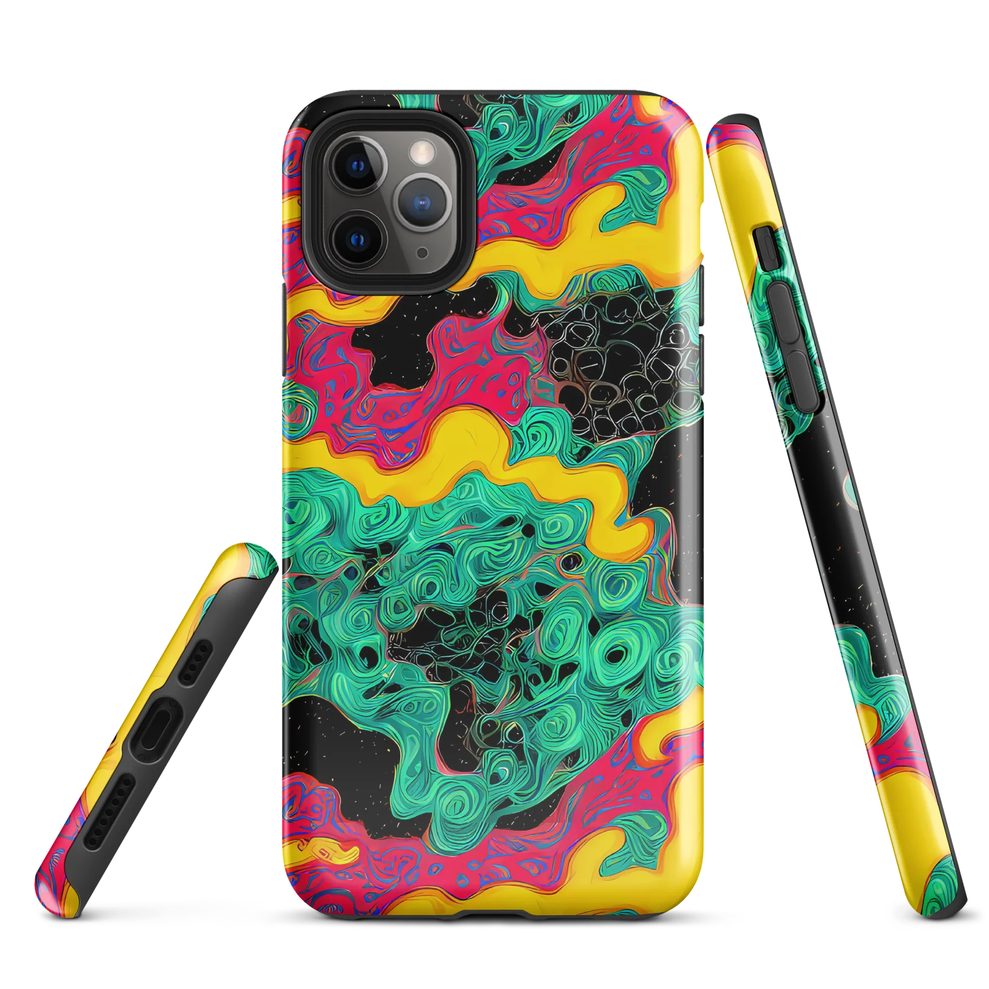 Electric Malachite on Tough Case for iPhone® — Front