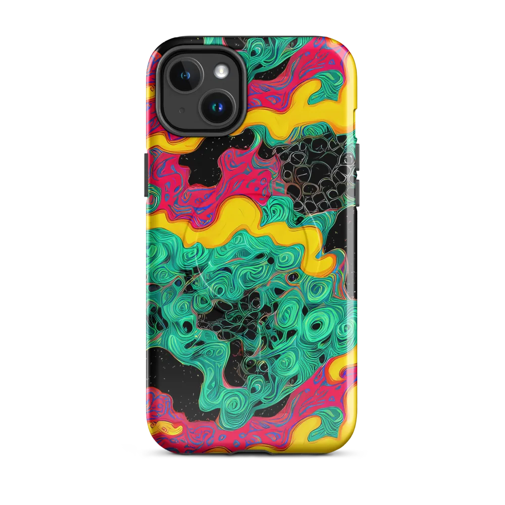 Electric Malachite on MagSafe Tough Case for iPhone® — Front