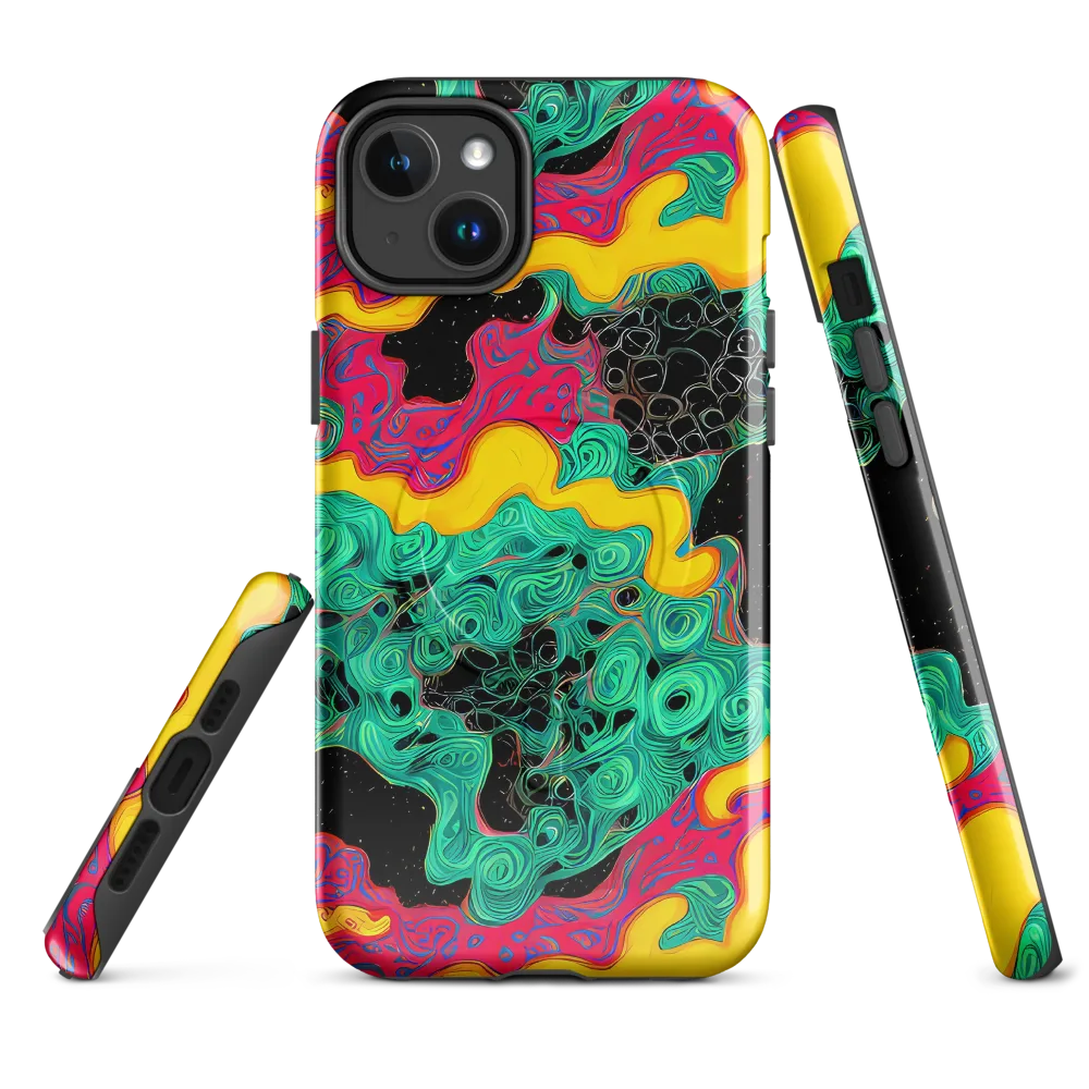 Electric Malachite on MagSafe Tough Case for iPhone® — Front