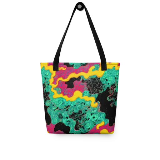 Electric Malachite on a Tote Bag