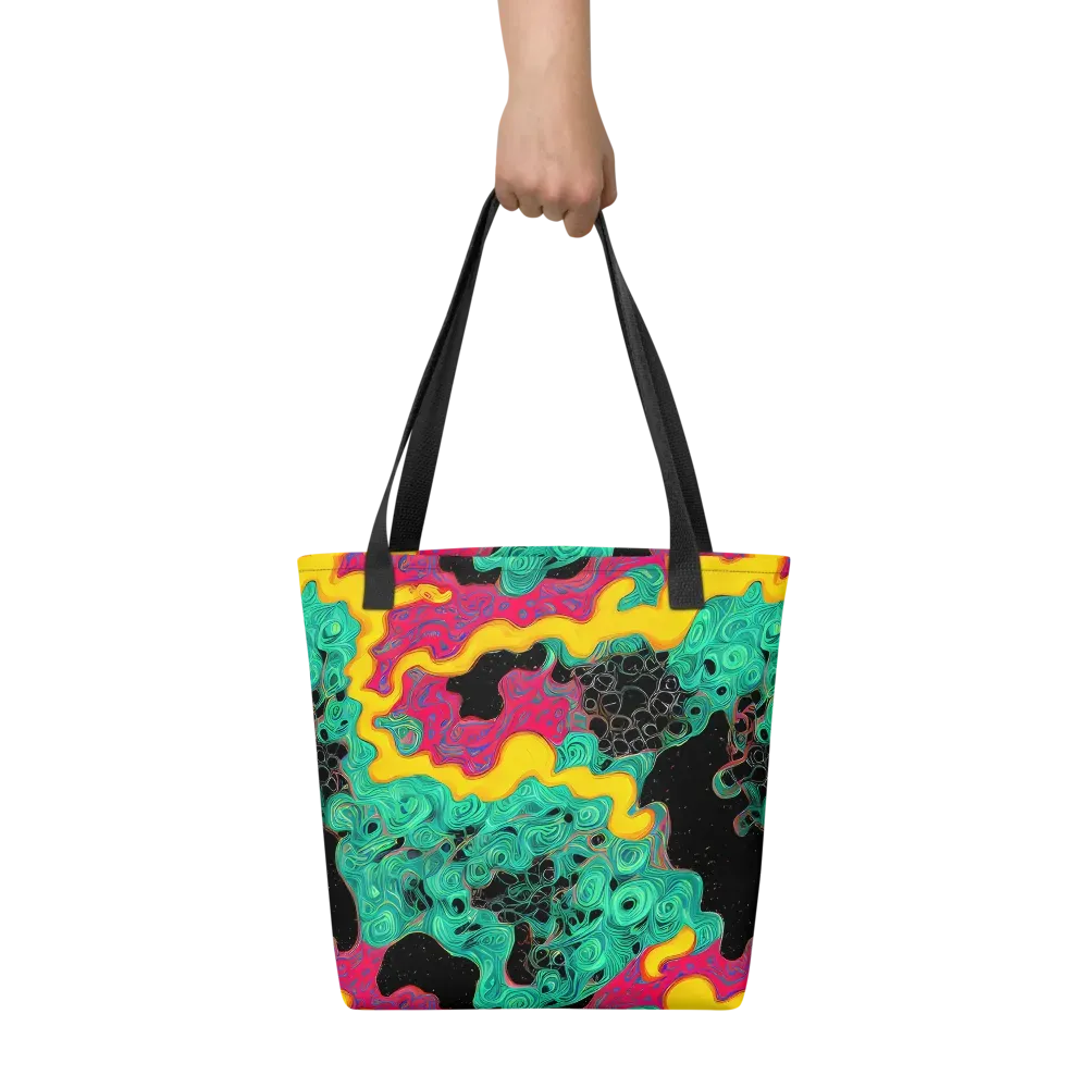 Electric Malachite on Tote Bag — Front