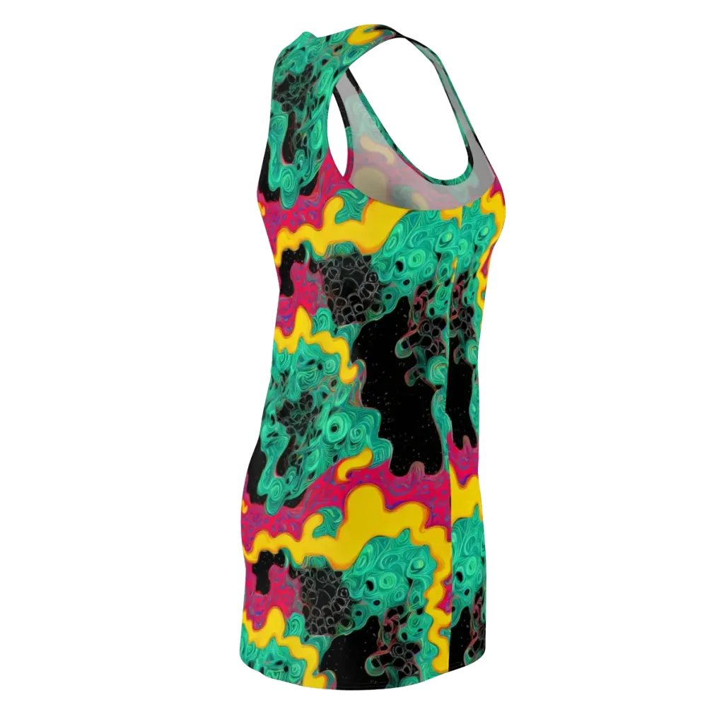 Electric Malachite on Racerback Dress — Back Side