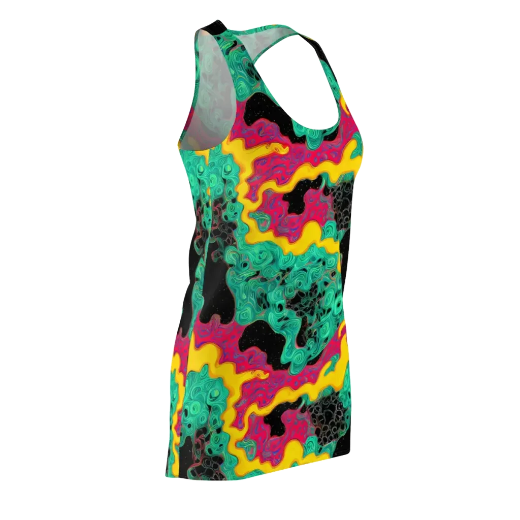 Electric Malachite on Racerback Dress — Front Side