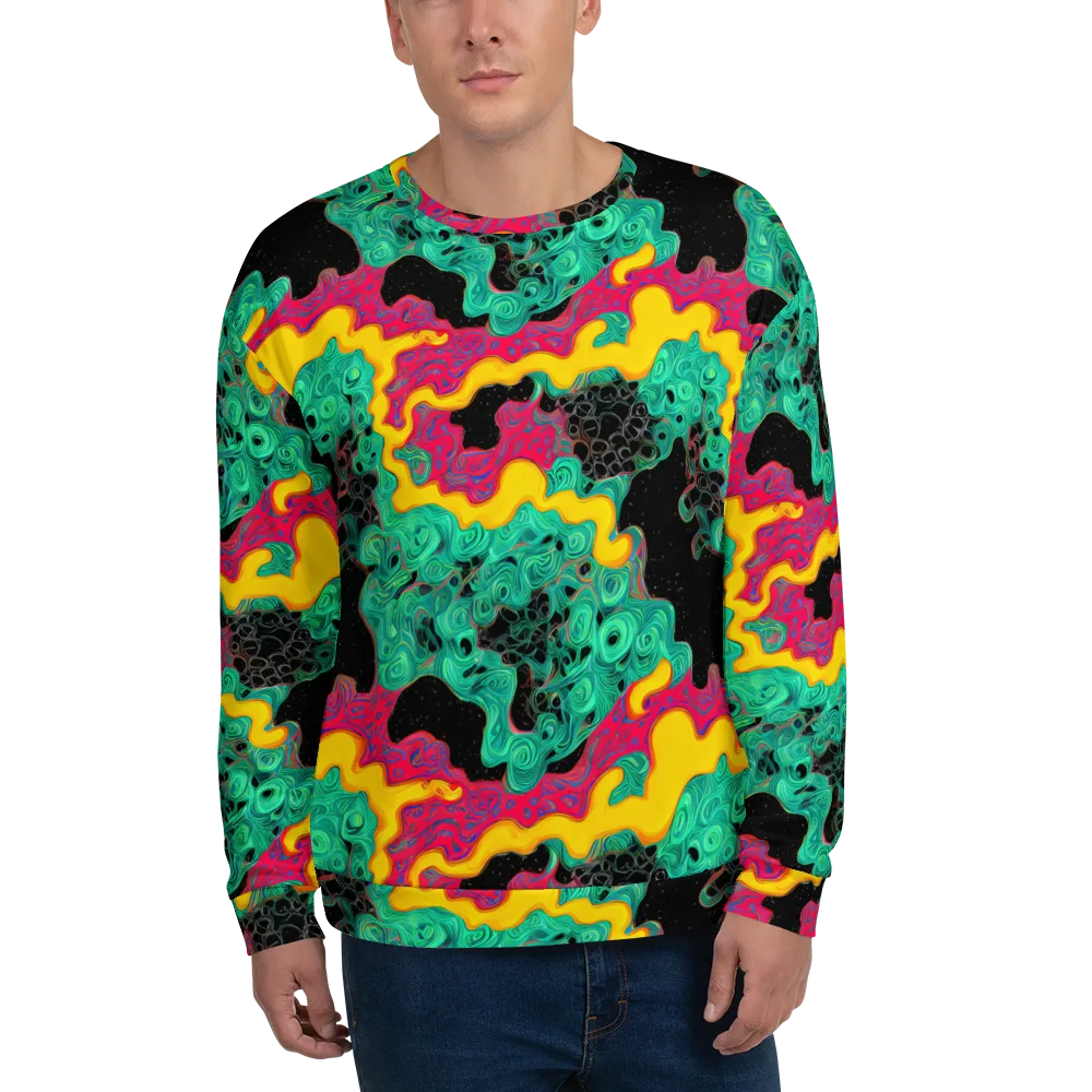Electric Malachite on Sweatshirt — Front
