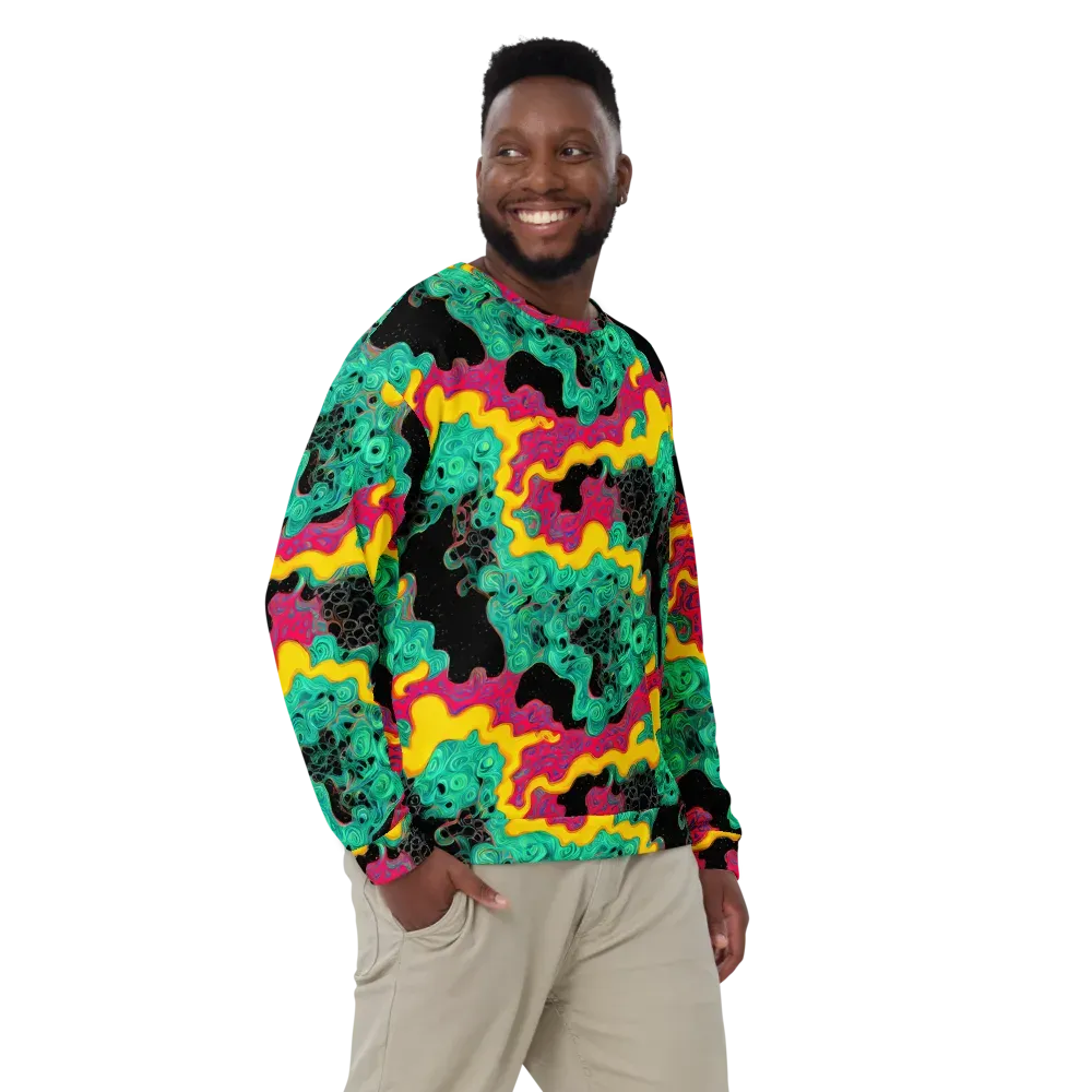 Electric Malachite on Sweatshirt — Front