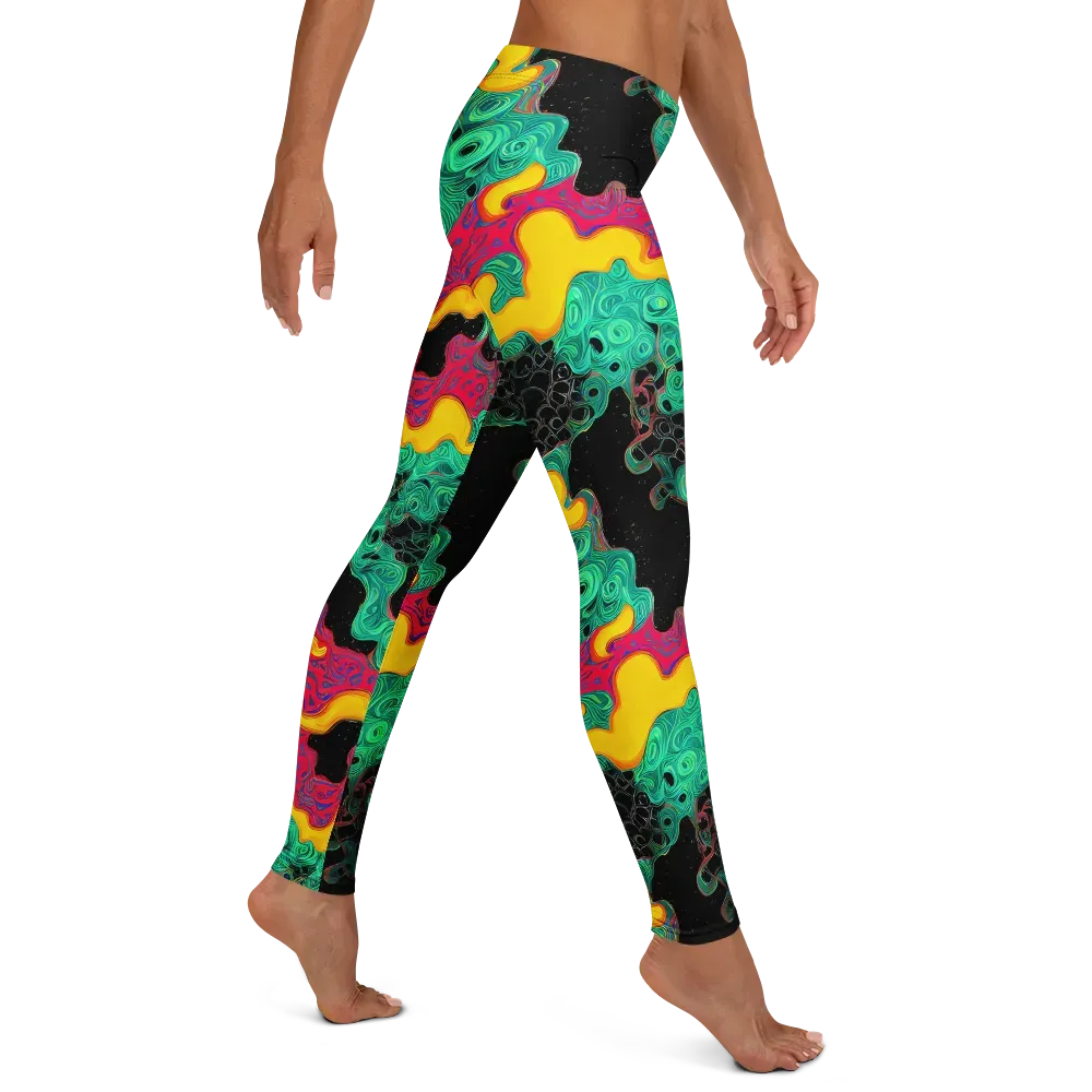 Electric Malachite on Leggings — Right