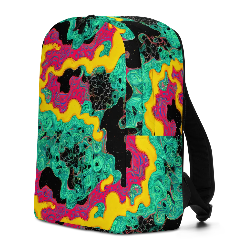 Electric Malachite on Minimalist Backpack — Left