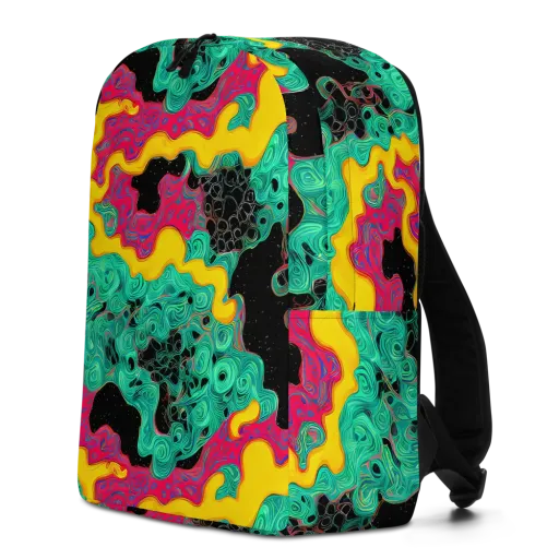 Electric Malachite on a Minimalist Backpack