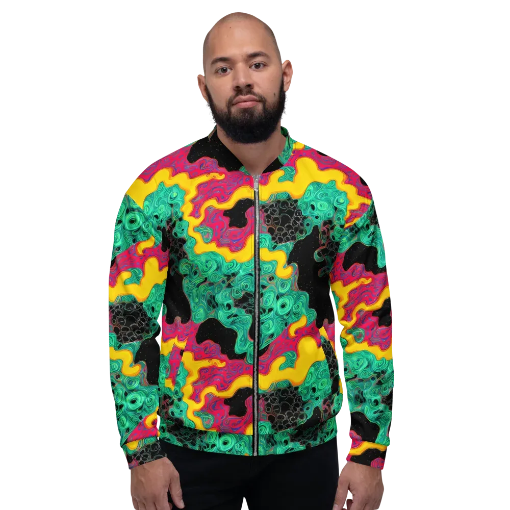 Electric Malachite on Bomber Jacket — Front