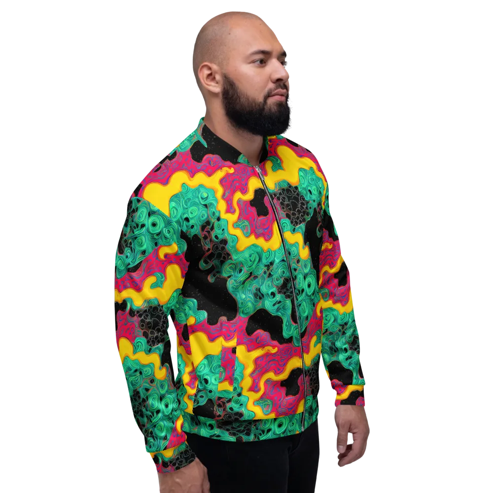 Electric Malachite on Bomber Jacket — Right