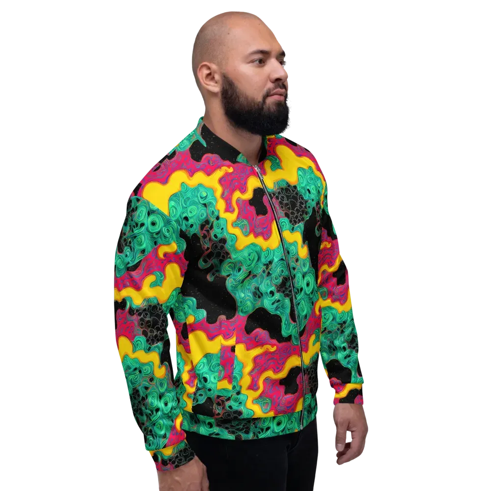 Electric Malachite on Bomber Jacket — Right