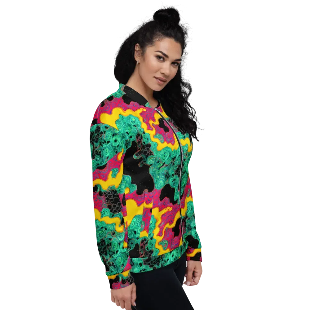 Electric Malachite on Bomber Jacket — Right