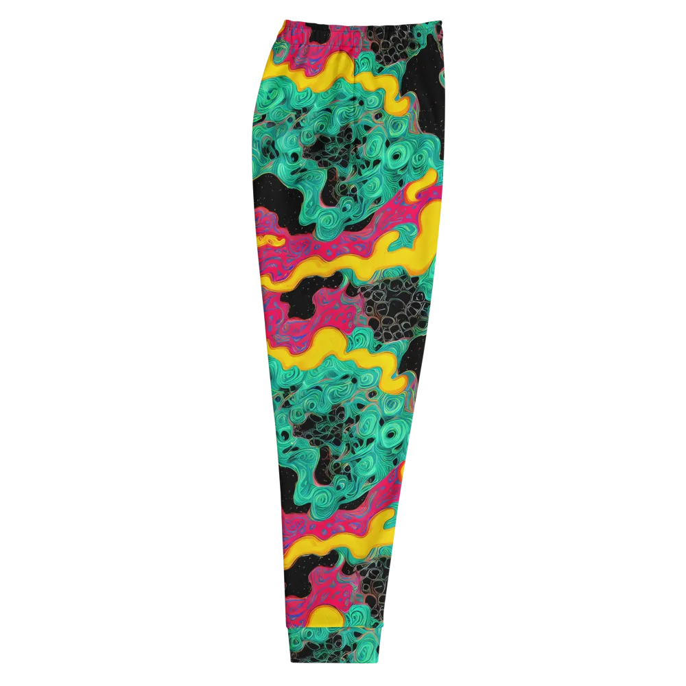 Electric Malachite on Men's Joggers — Right
