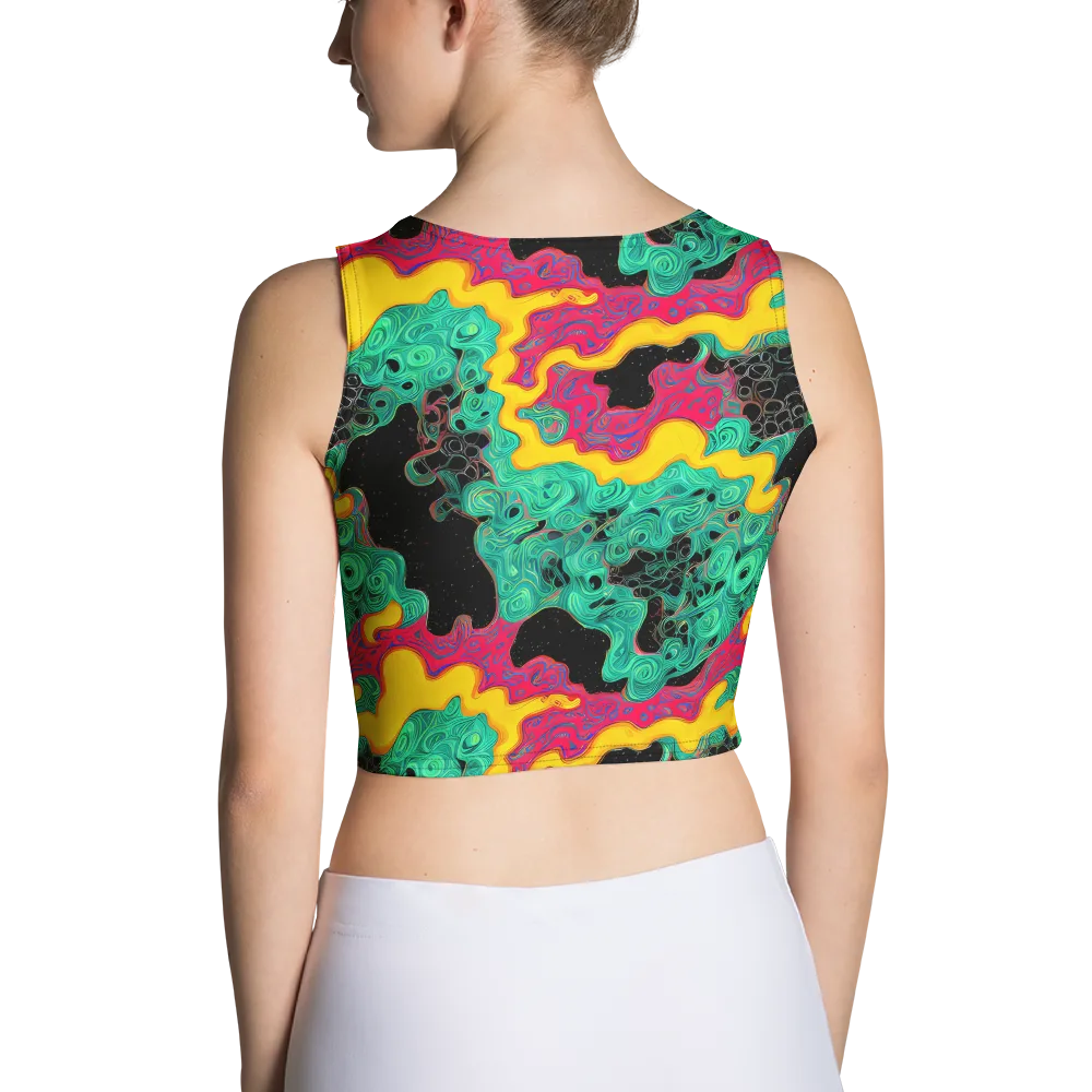 Electric Malachite on Crop Top — Back