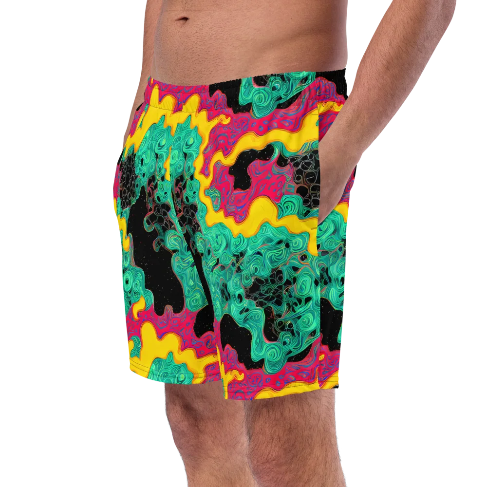 Electric Malachite on Swim Trunks — Left Front