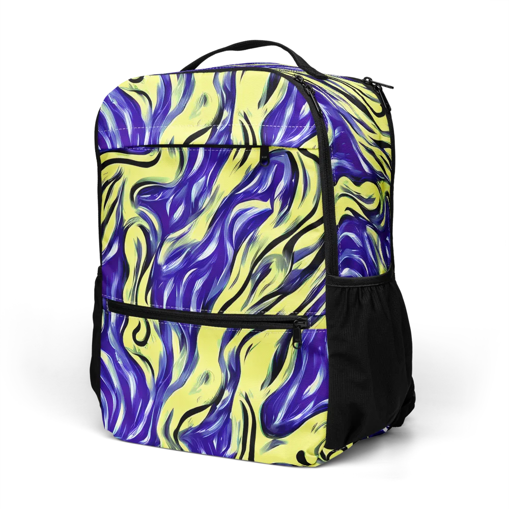 Royal Riptide on Utility Backpack — Left Front