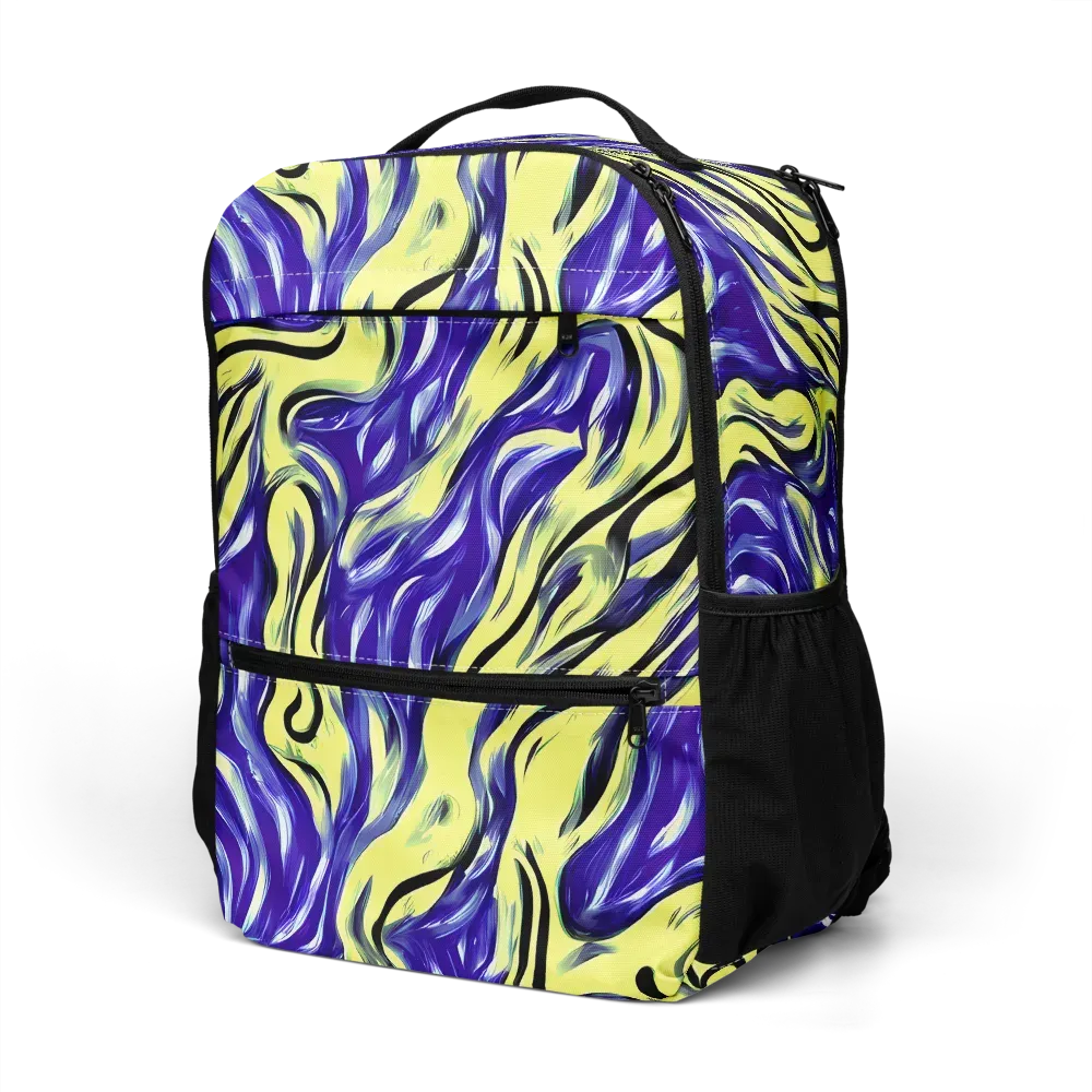 Royal Riptide on Utility Backpack — Left Front