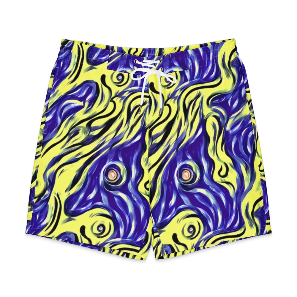 Royal Riptide on Men's Board Shorts — Front