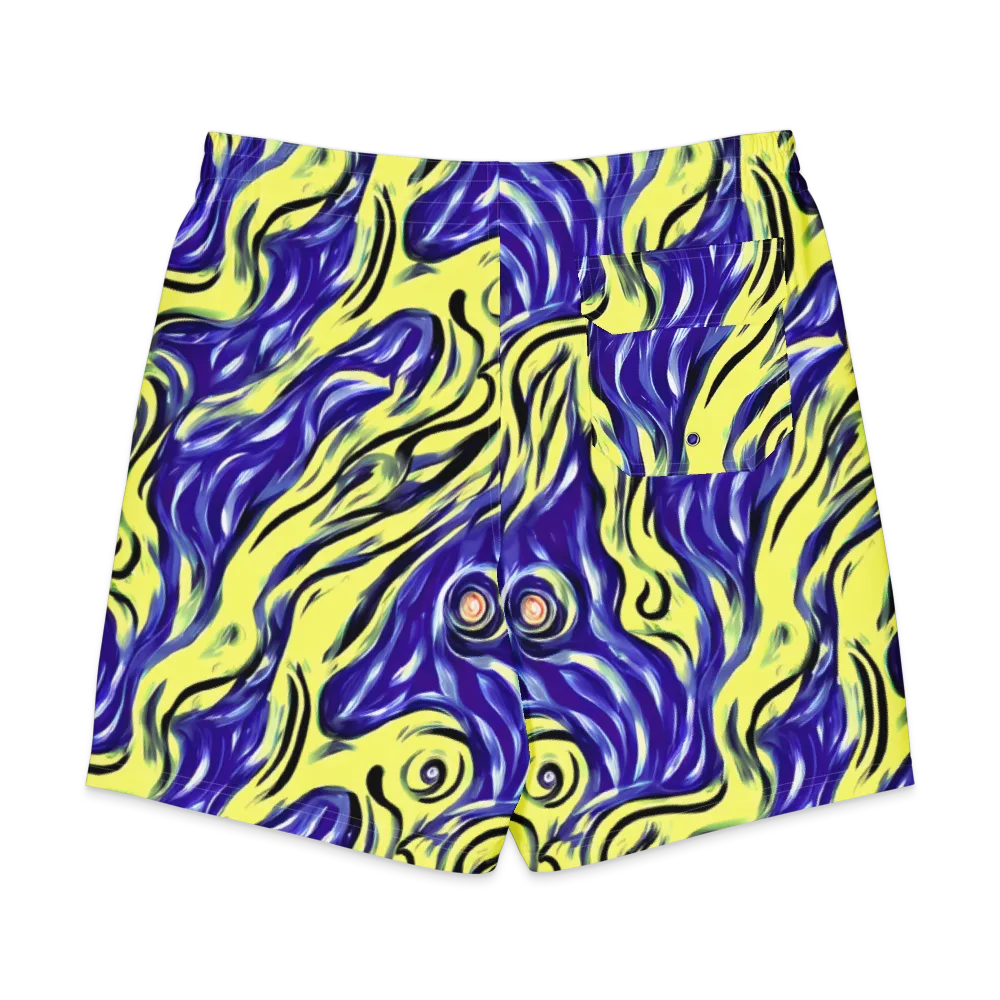 Royal Riptide on Men's Board Shorts — Back