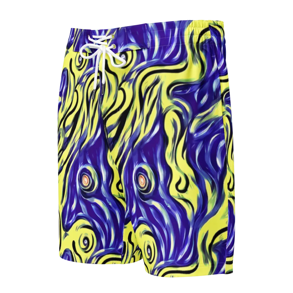 Royal Riptide on Men's Board Shorts — Front