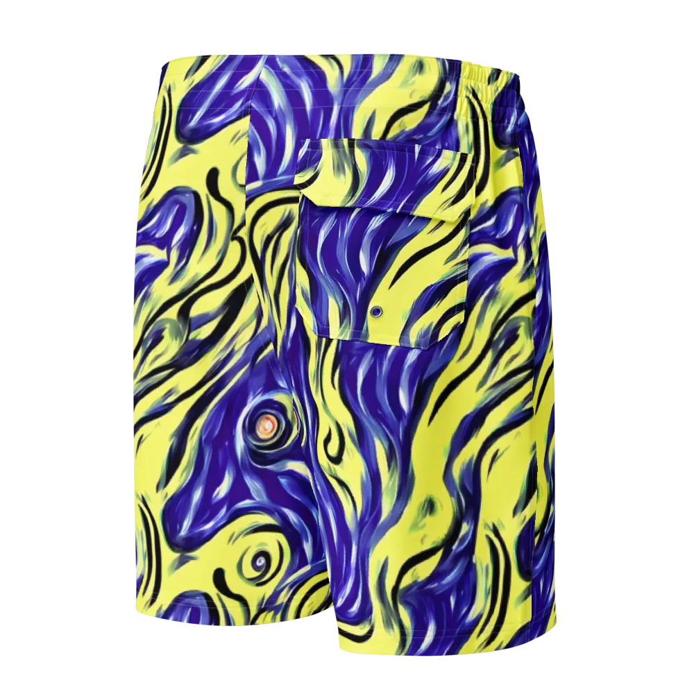 Royal Riptide on Men's Board Shorts — Back