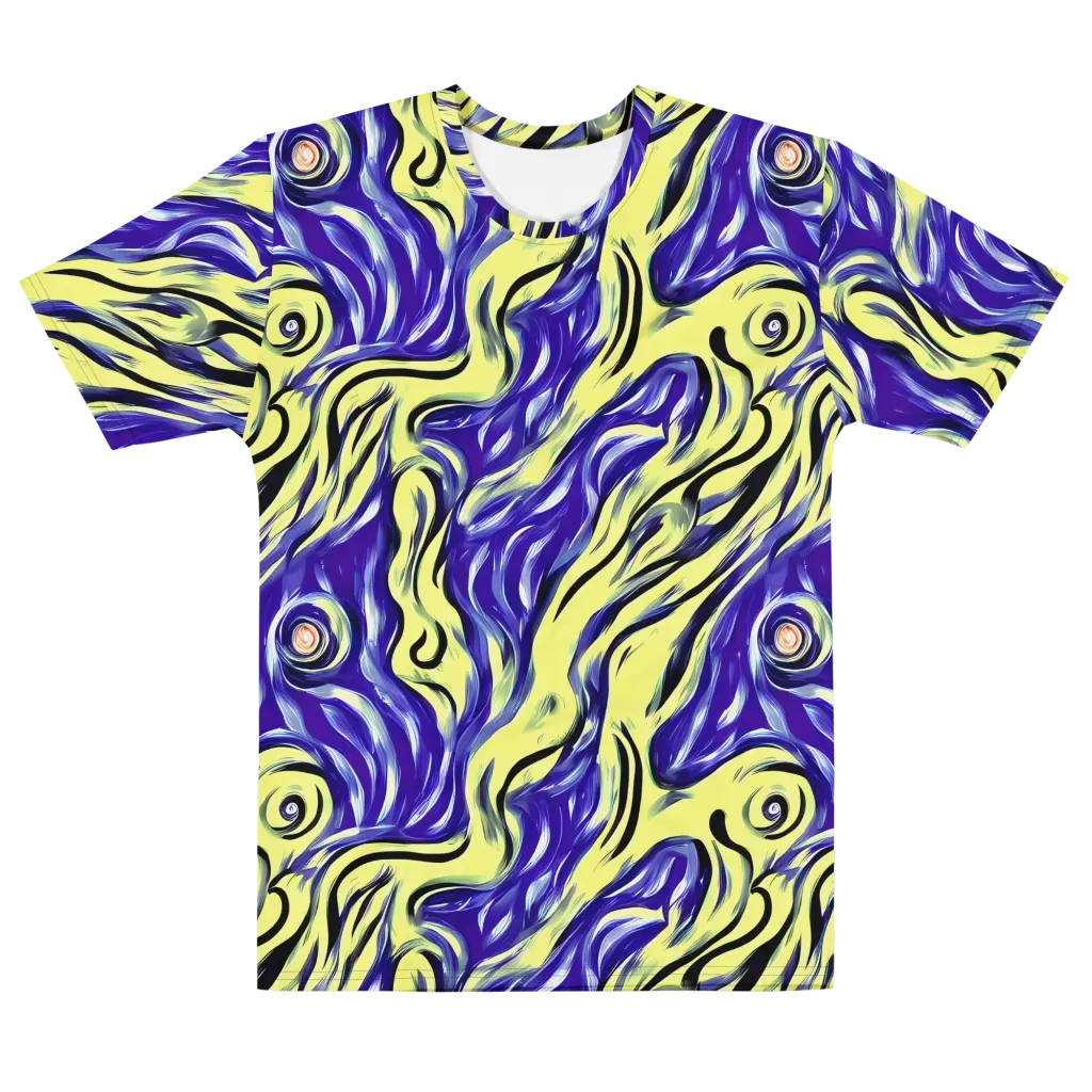 Royal Riptide on Men's Cotton Crew Neck T-Shirt — Front